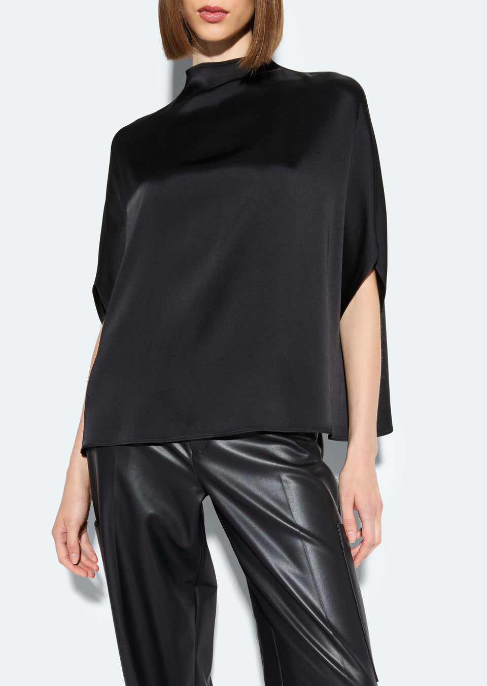 Satin Cape Tee