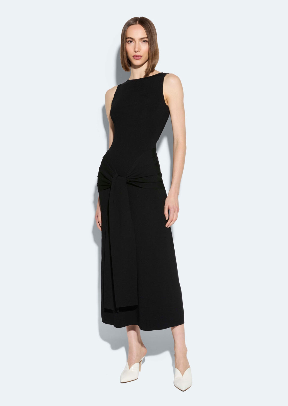 Viscose Waist Tie Dress