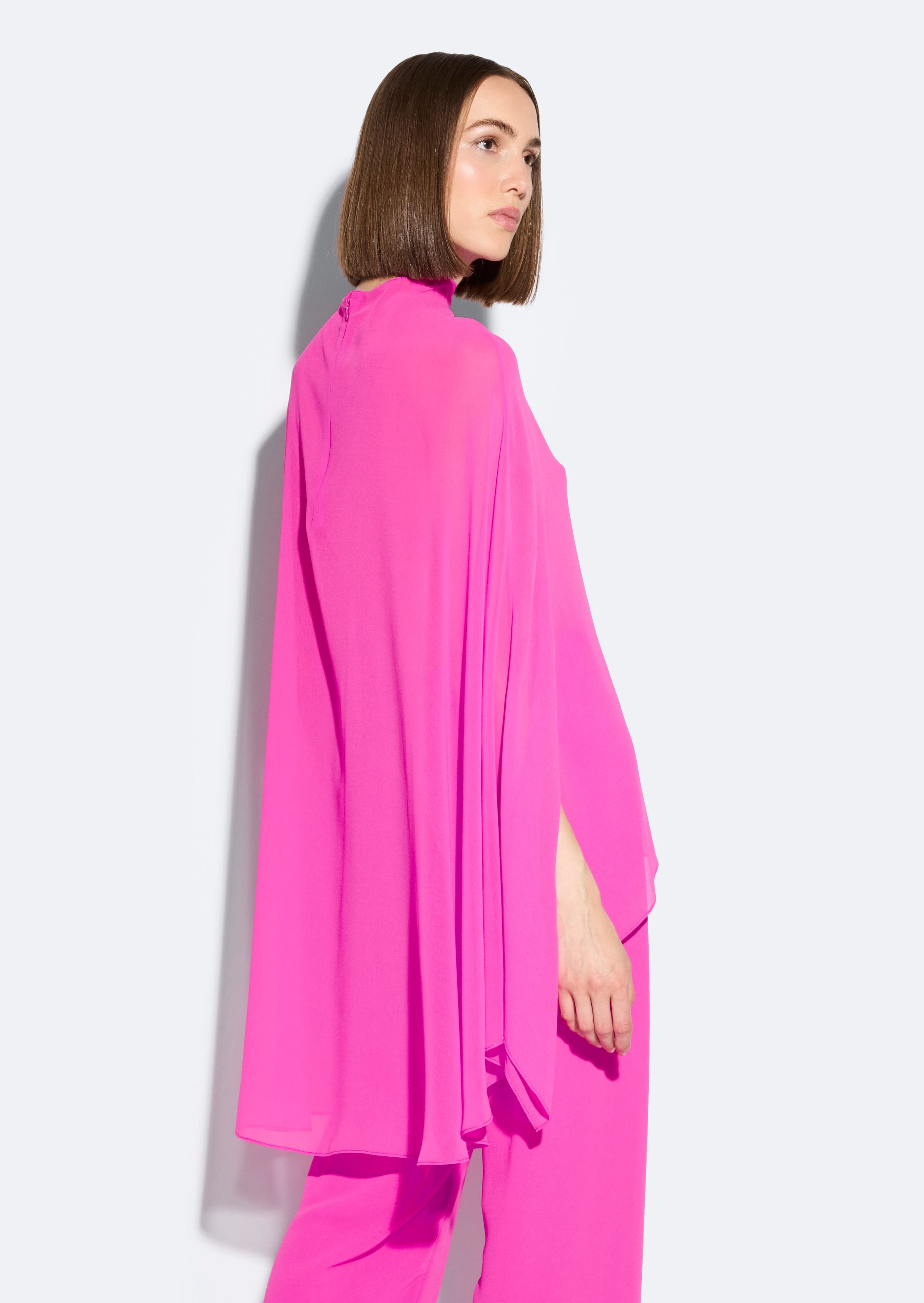 Georgette Oversized Cape Tee