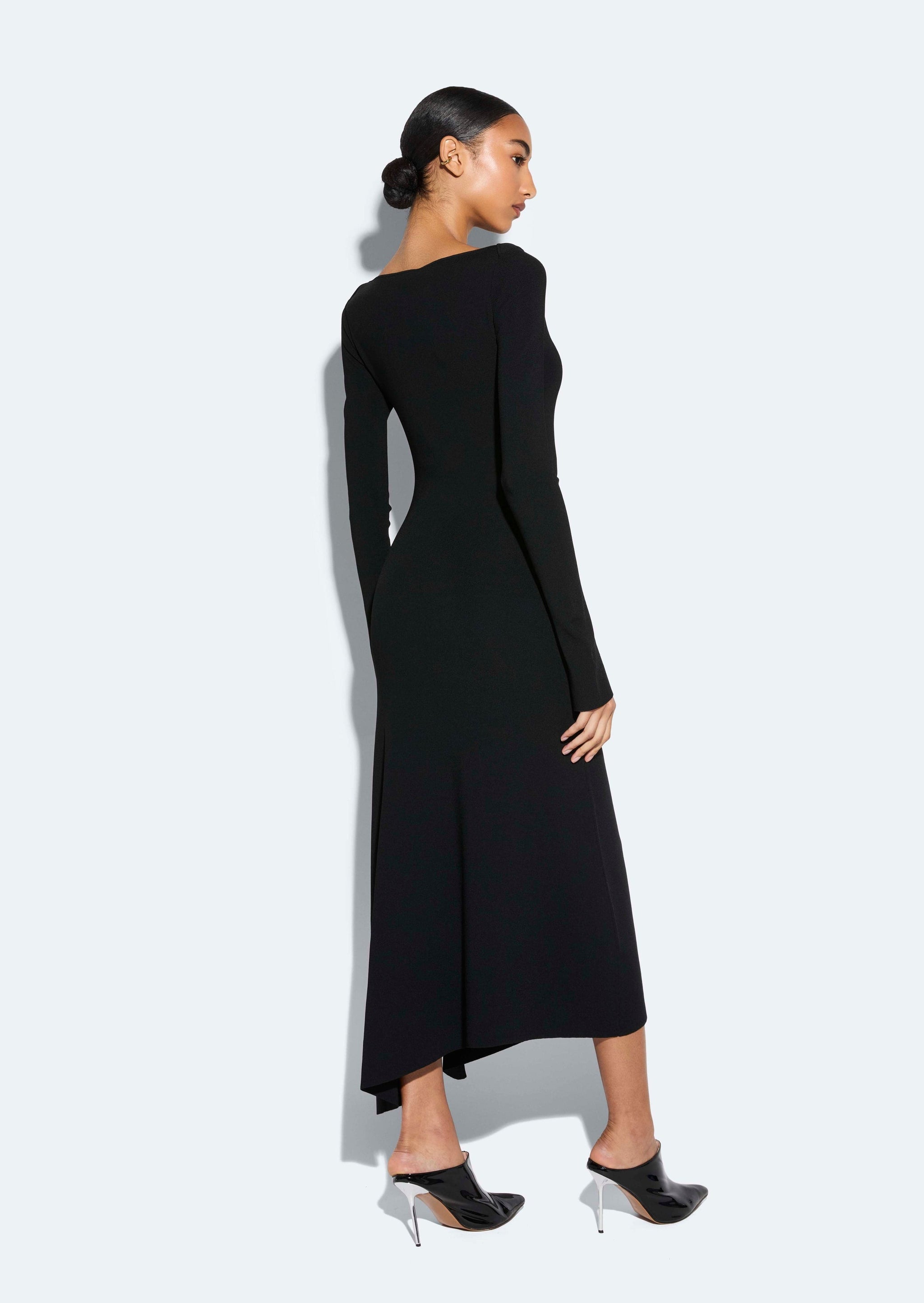 Viscose Boatneck Dress