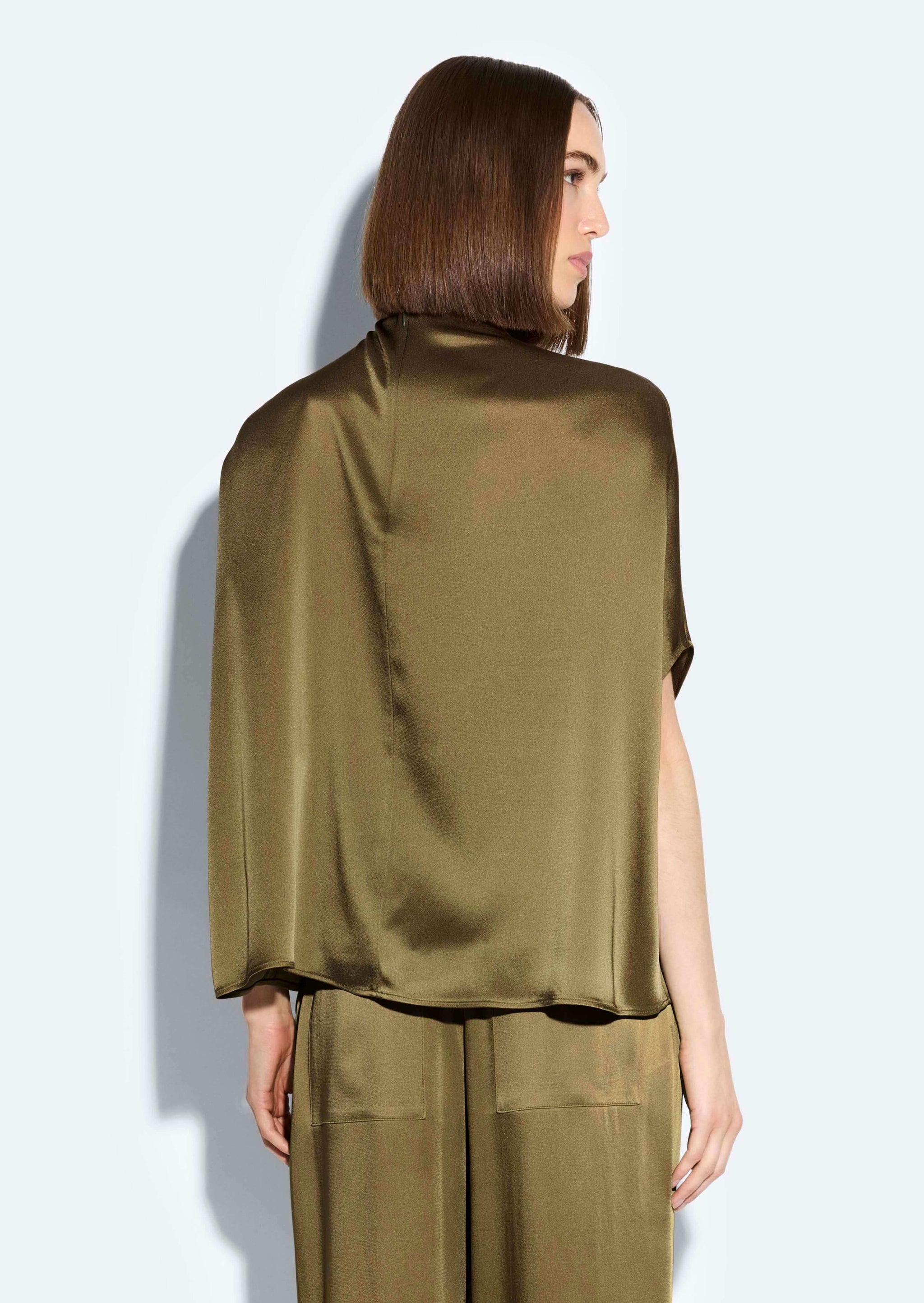 Satin Cape Tee