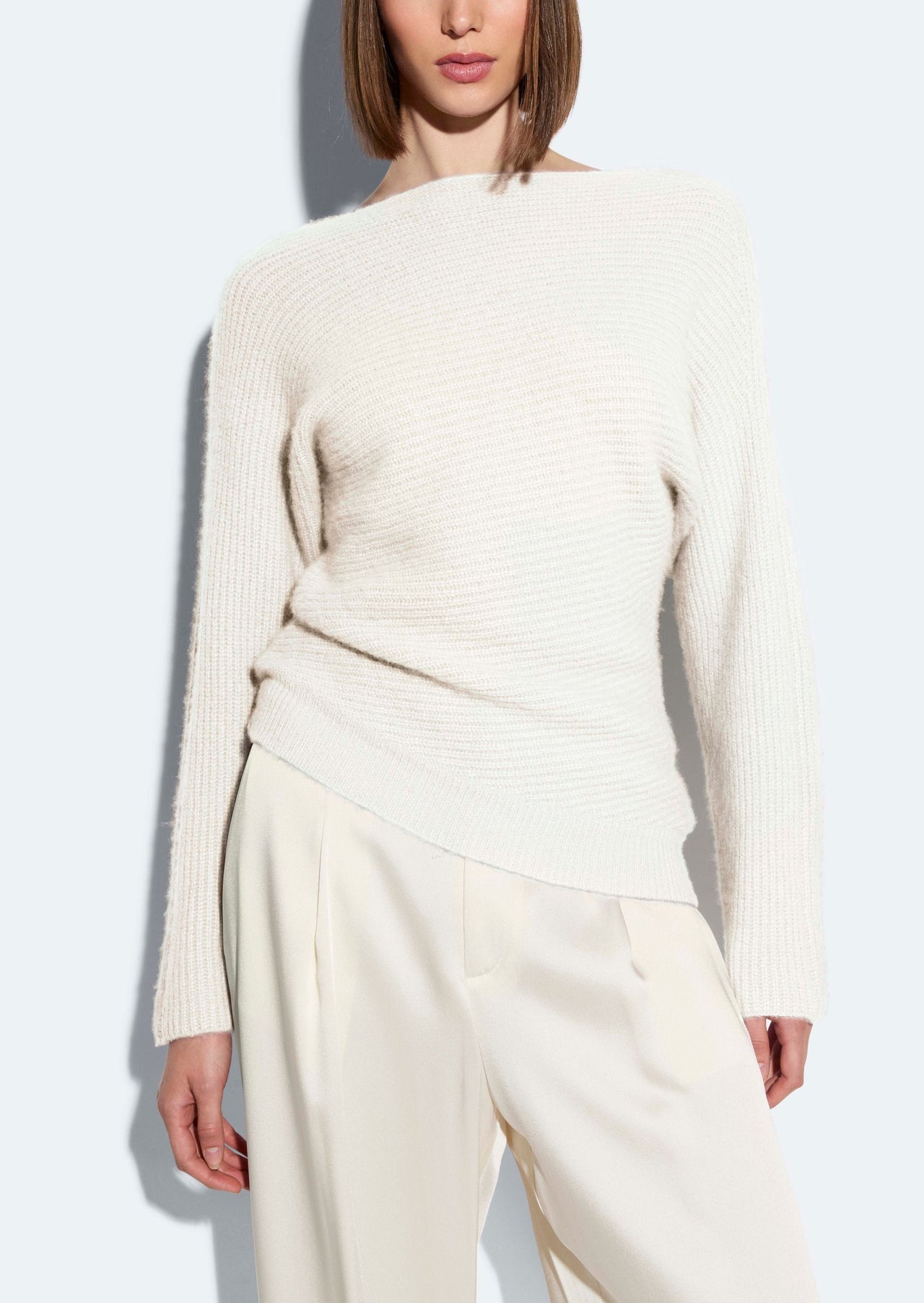 Cashmere Asymmetric Sweater