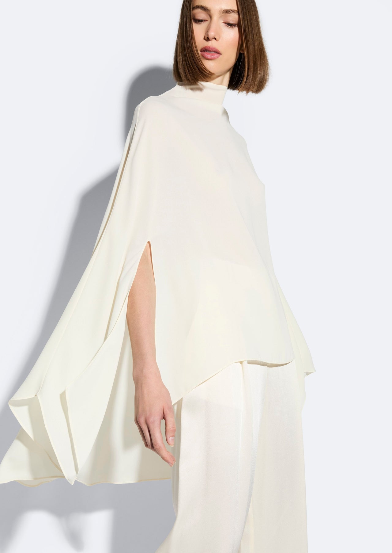 Georgette Oversized Cape Tee