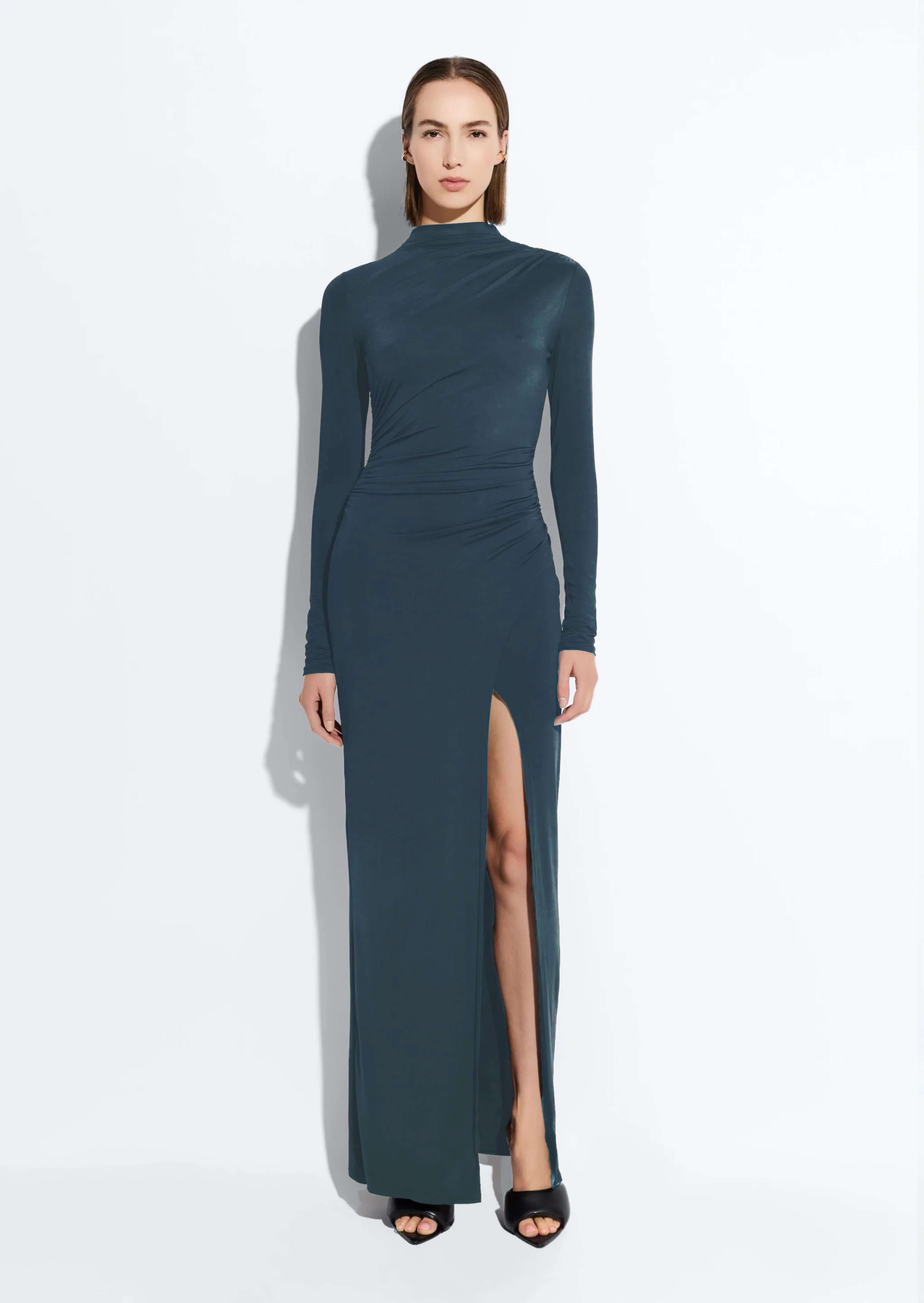 Jersey Draped Gown