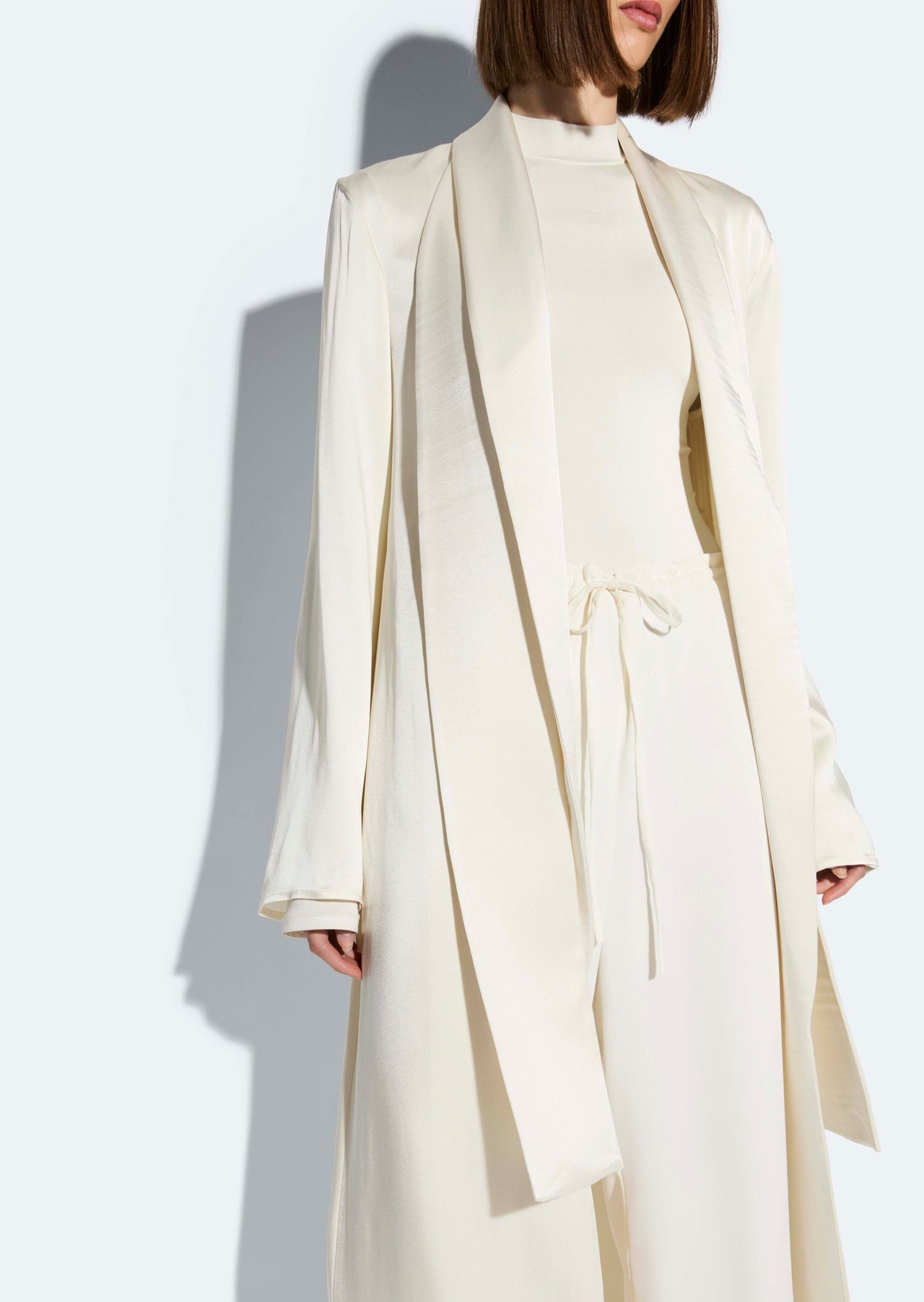 Satin Duster Coat