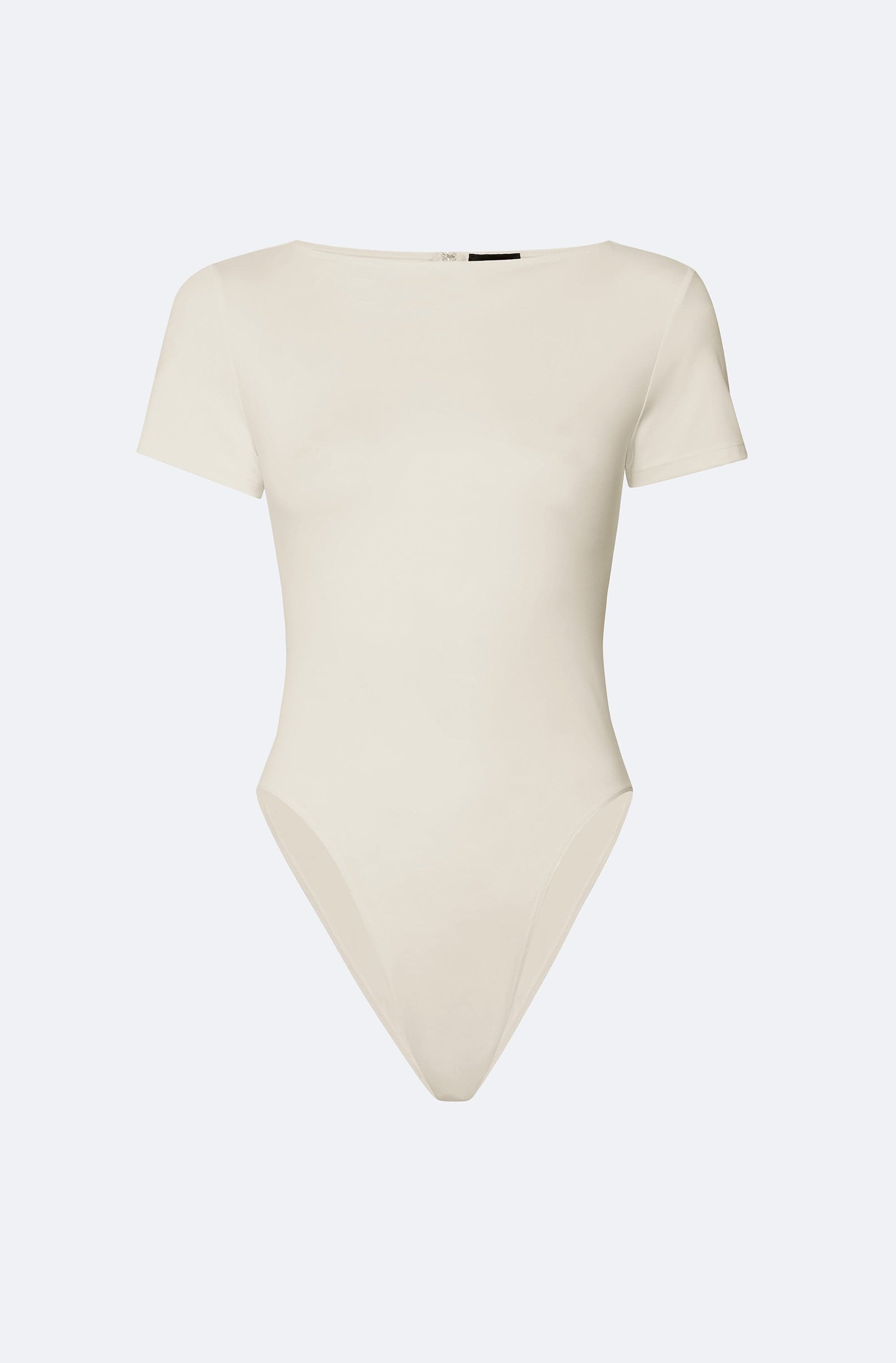 Jersey Short Sleeve Boatneck Bodysuit