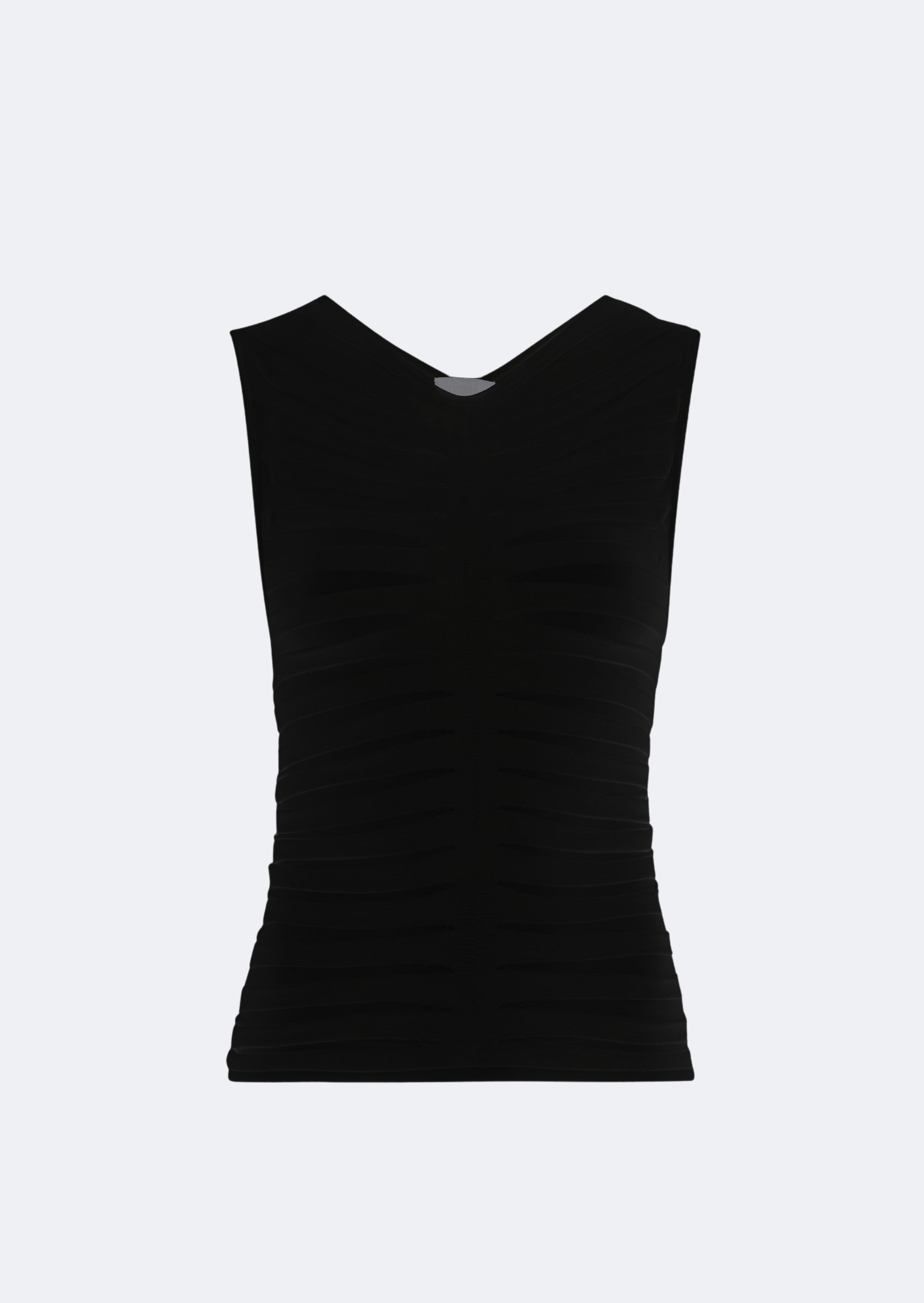 Viscose Wide Ribbed Tank Top