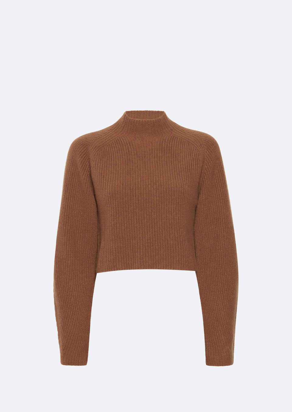 Cashmere Silk Cropped Raglan Sweater