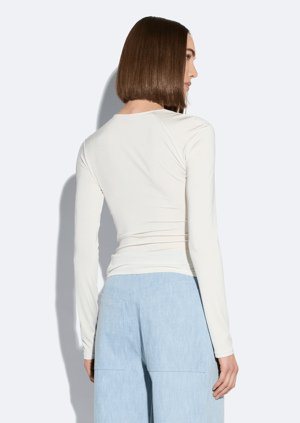 Jersey Asymmetrical Ruched Top - LAPOINTE