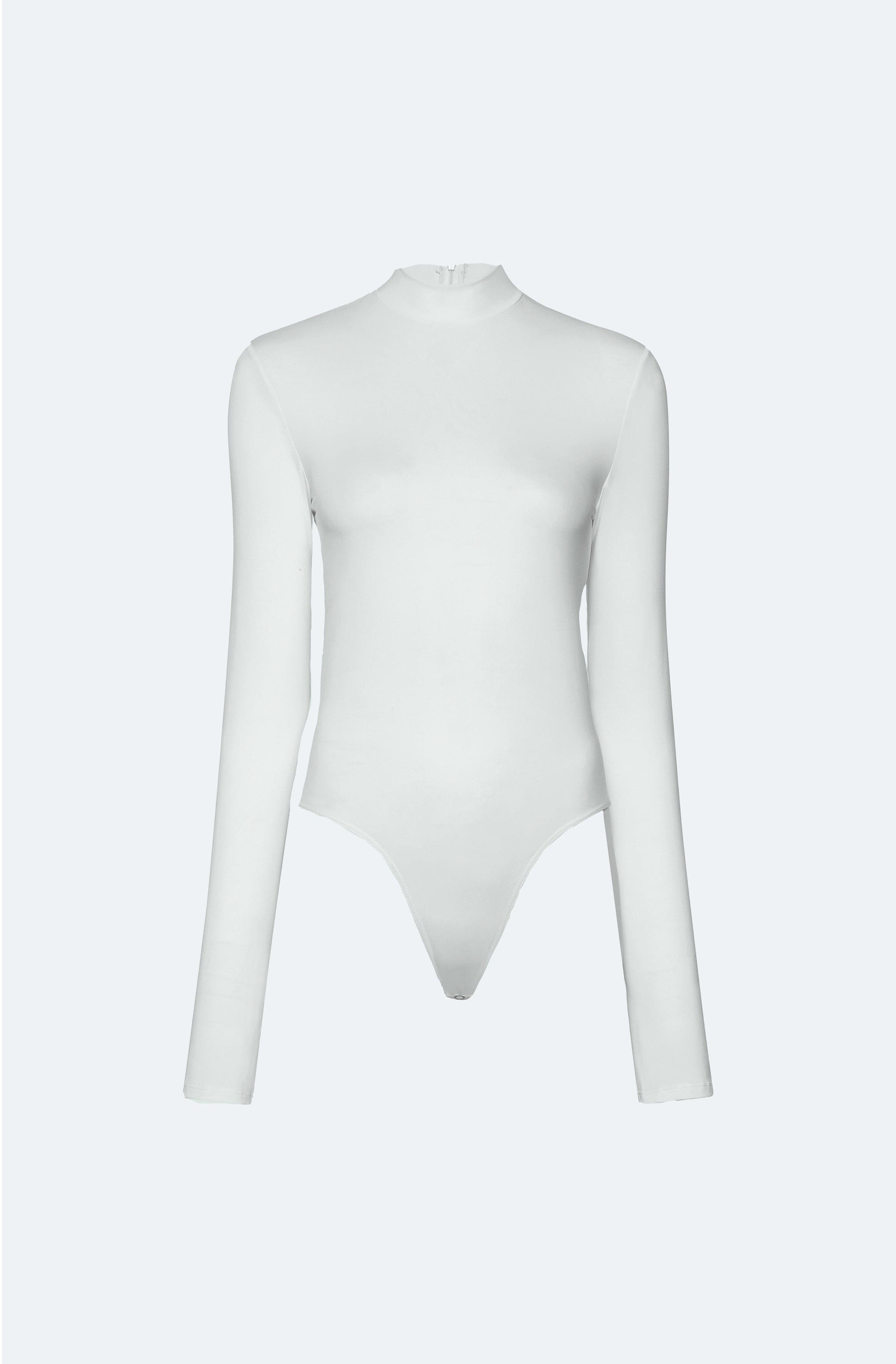 Compact Jersey Mock Neck Bodysuit