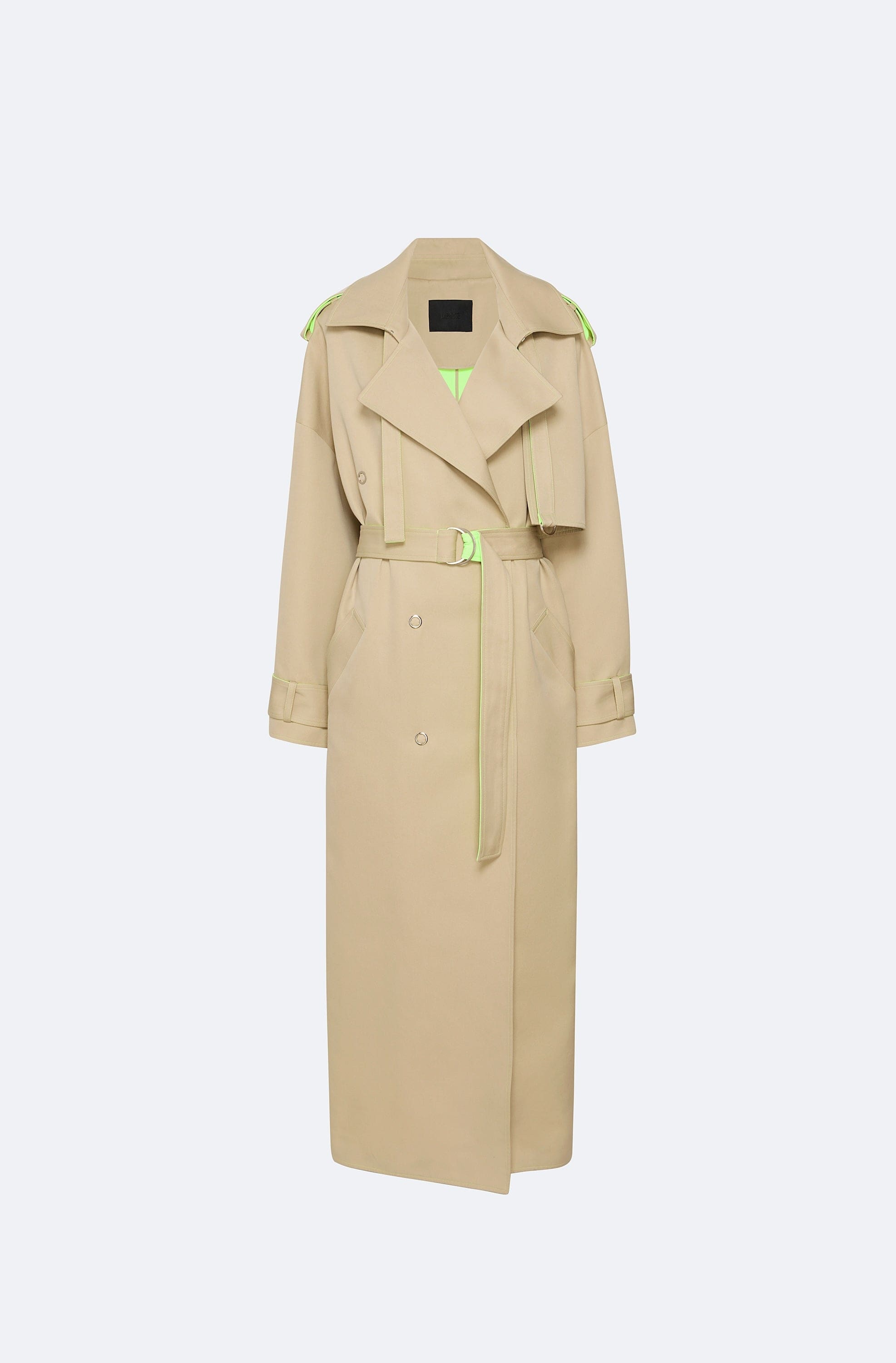 Cotton Double Breasted Trench