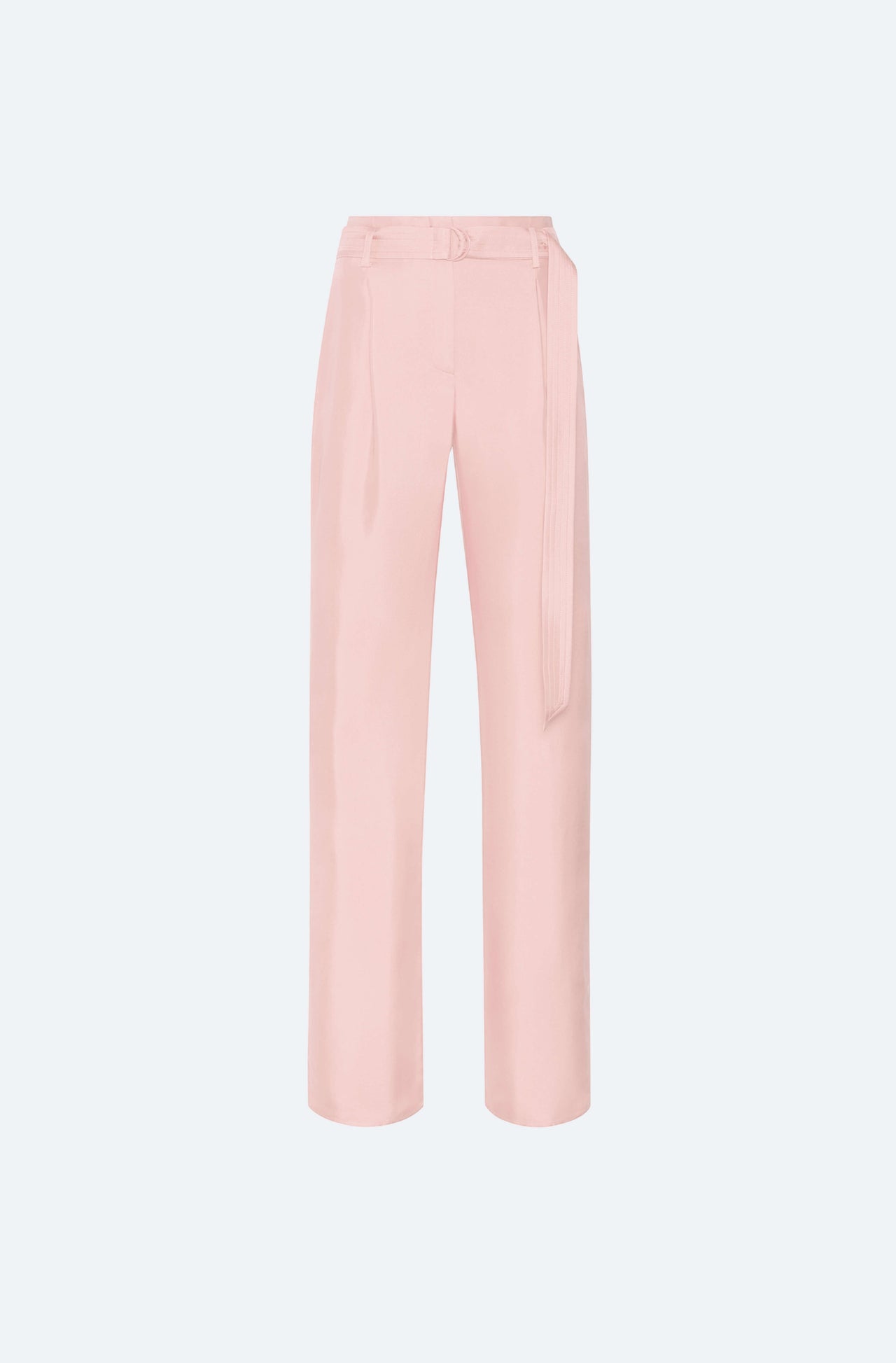 Silky Twill Belted Pant